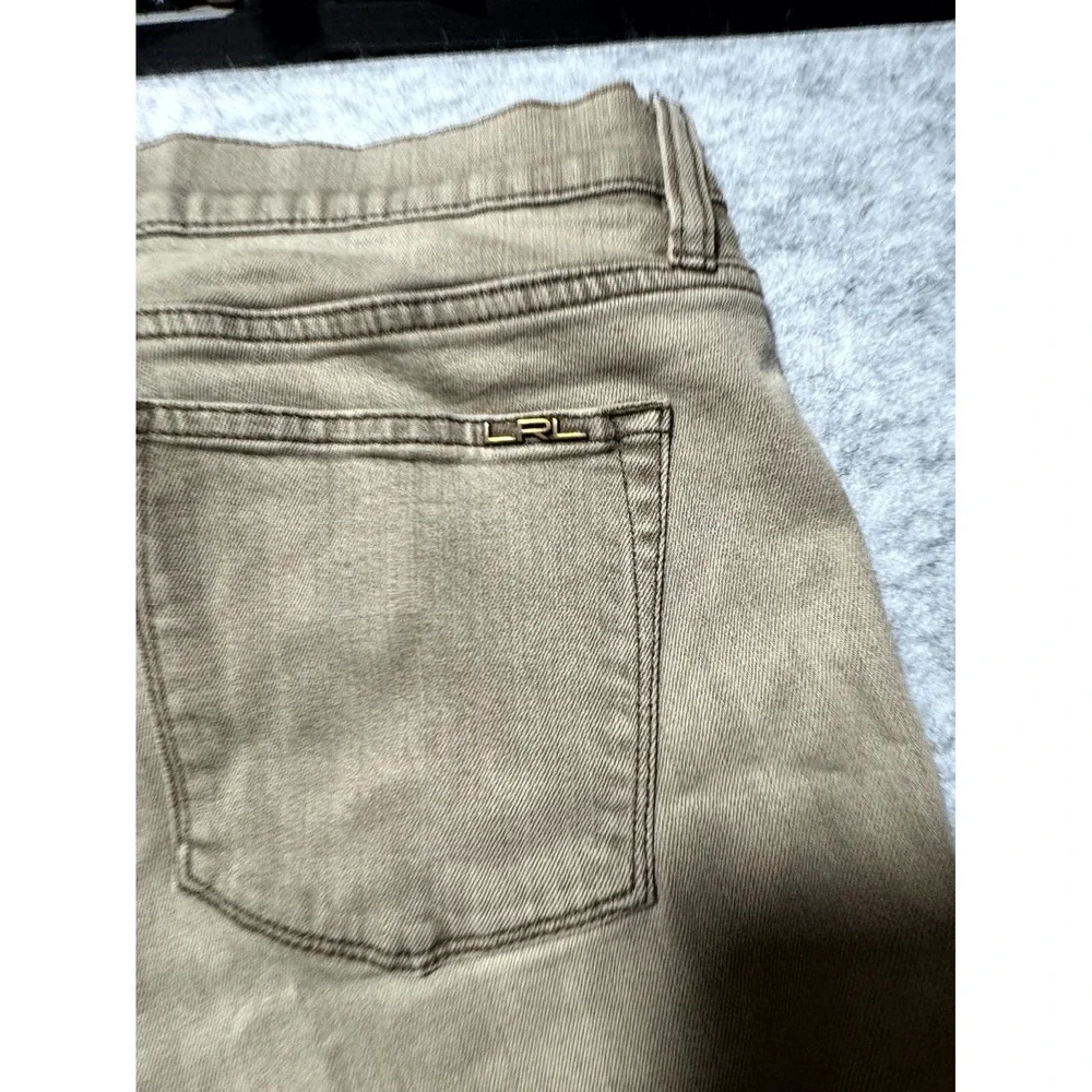 Ralph Lauren Pants Women's Size 10 cream Jeans straight leg